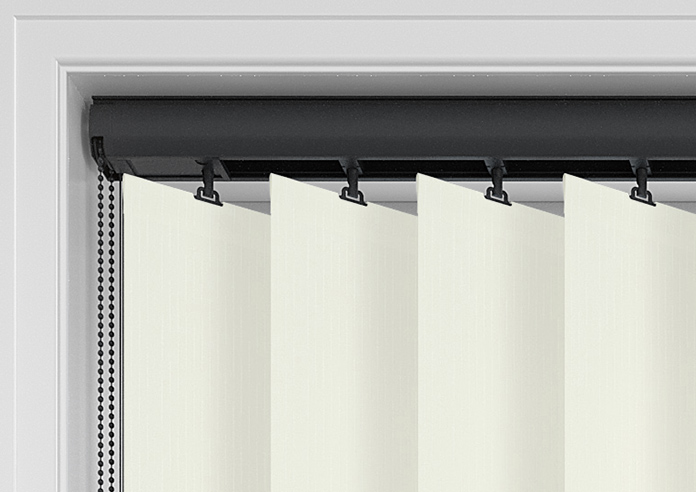Linear Fleck, Vanilla - Vertical Blind - Image 14